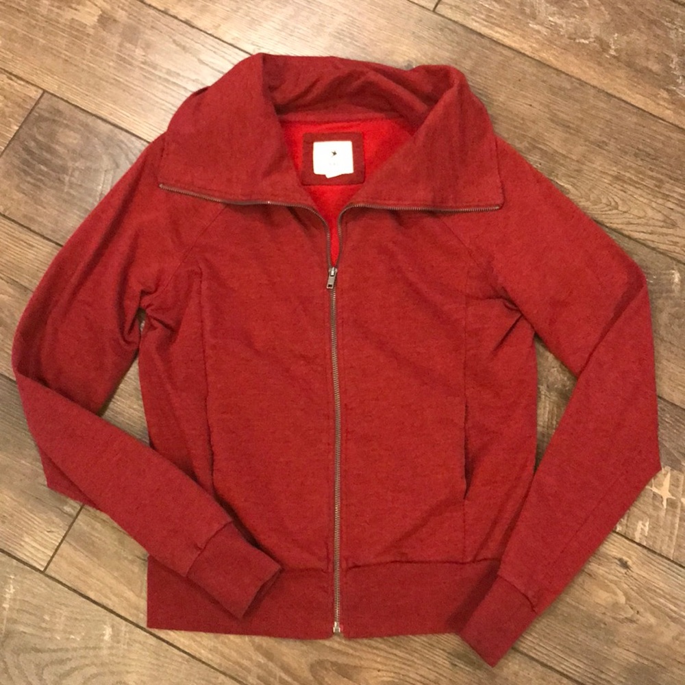 Aerie Red Heathered Sweatshirt